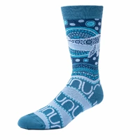 Spencer Flynn MEN''S Aboriginal Art Socks - Ocean Dreaming
