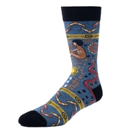 Spencer Flynn MEN'S Aboriginal Art Socks - Yidaki