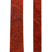 Warrina Aboriginal Art 100% Silk Tie (Giftbag) - Untitled