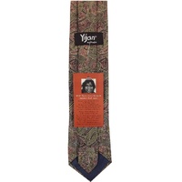 Yijan Aboriginal Art Polyester Tie - Travel Dream (Beige)