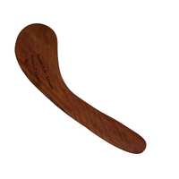 Dreamtime Kullilla Aboriginal Art hand-burnt design Hunting /Club Boomerang (62cm) - Kangaroo