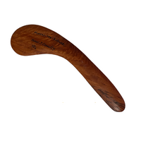 Dreamtime Kullilla Aboriginal Art hand-burnt design Hunting/Club Boomerang (62cm) - Lizard