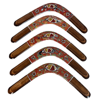 Aboriginal Art Handpainted Returning Boomerang - 16" - 40cm - various designs