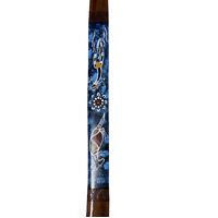 Skeenarang Booma - Black Wattle Root Hook Hunting Boomerang (68cmx23cms) Kangaroo Story