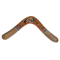 Returning 5 Ply Aboriginal Handmade Boomerang - Sportsman (Painted) - Kangaroo