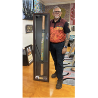 The ‘Bee Gees Way’ Collaborative Framed Didgeridoo - Signed by Sir Barry Gibb