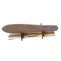 Murra Wolka Aboriginal Art BLANK Message Stick & Stand 