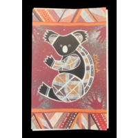 Jijaka Aboriginal Art Giftcard/Env Set (10) - Koala