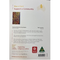 Kembla Corp Aboriginal Art Giftcard/Env [Large] - My Country (Utopia NT)
