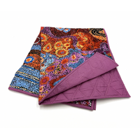 Better World Aboriginal Art Quilted Baby Blanket - Seven Sisters