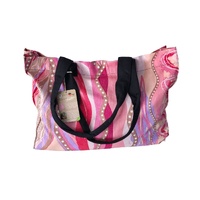 Bunabiri Aboriginal Art Canvas Bag - Wamin in Bloom