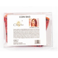 Chern'ee Sutton Leather Coin Purse/Keychain (12cm x 9cm) - Kangaroos