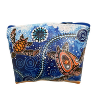 Chern'ee Sutton Leather Coin Purse (12cm x 9cm) - Turtle