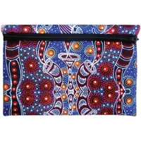 Utopia Aboriginal Dot Art Zipped Neoprene Case - Dreamtime Sisters