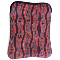 Yijan Aboriginal Art Neoprene iPad Cover - Water Dreaming