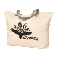 Diwana Dreaming Washed Cotton Canvas Shoulder/Sling Bag (50cmx38cm) - Source of Life Sunrise