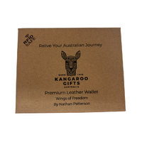 Diwana Dreaming Premium Premium Dark Leather Men's Wallet (11cm X 9cm) - Wings of Freedom