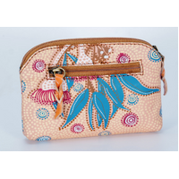By Meeka Genuine Leather Coin Purse (11cm x 7.5cm) - Gumflowers
