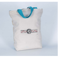 Muralappi Journey Cotton Canvas Shopping Bag (34cm x 40cm x10cm) - The Dolphin