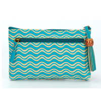 Muralappi Journey Genuine Leather Small Vanity Case (18cm x 11cm) - Dolphin