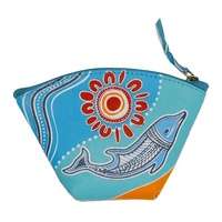 Muralappi Journey Genuine Leather Coin Purse (12cm X 8cm) - Gathering Place