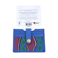 Emu Egg Hunting Time - Nikki Dee Designs Genuine Slim Leather Card Holder (10.4 X 8.3 cm)