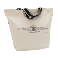Koala Mates Recycled Cotton Canvas Shopping Bag (55cmx40cm) - Yakinno Gunditjmarra Dreaming