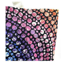 Better World Aboriginal Art Large Cotton Canvas Tote Bag - Waterhole