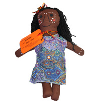 Handmade Soft Fabric Aboriginal Doll - Aboriginal Woman