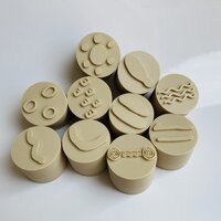 Aboriginal Symbols (Set 2) Eco Stampers (For Play Dough) Natural Dough Cutters