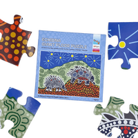 Wingaru Aboriginal Art Giant Floor Puzzle (24pce) - Echidna