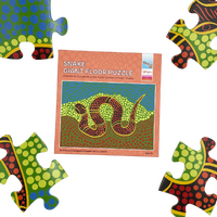 Wingaru Aboriginal Art Giant Floor Puzzle (24pce) - Snake