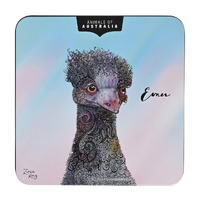Banksia Red Animals of Australia - Emu Tin (Lemon Myrtle Shortbread) 150g