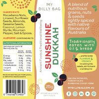 My Dilly Bag Sunshine Dukkah - 25g DISCOUNTED Best Before Date 05/2026