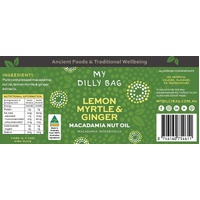 CLEARANCE - My Dilly Bag Lemon Myrtle & Ginger Macadamia Nut Oil - 100ml