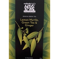 Wild Food Farm Native Teabags [10] - Lemon Myrtle, Green Tea & Ginger