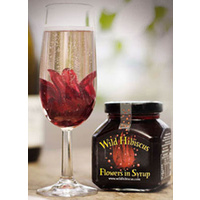 Wild Hibiscus Flowers in Syrup  (250g)