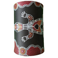 Hogarth Aboriginal Art Neoprene Can Cooler - Crocodile