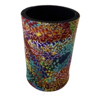 Utopia Aboriginal Art Neoprene Can Cooler - Fire Sparks 