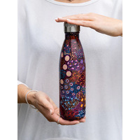 Koh Living Aboriginal Art Stainless Steel Water Bottle (500ml) - Women's Dreaming