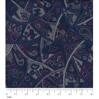 Looking Around (PURPLE) - Aboriginal design Fabric