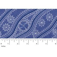 Stars in the Sky (Purple) - Aboriginal design Fabric