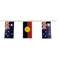Aboriginal/Australian Flag Bunting (10m) [type: Fabric]