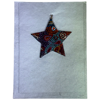 Better World Aboriginal Art Christmas Decoration Card - Seven Sisters