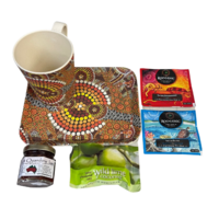Bunabiri Aboriginal Art Bamboo Morning Tea Giftpack