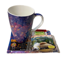 Better World Aboriginal Aboriginal Art China Mug/Tray Morning Tea Giftpack