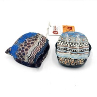 Better World Aboriginal Art Lacquered Medium Box - Ocean & Earth