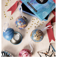 Warlukurlangu Aboriginal Art 4 Pack Bauble Tin Giftset