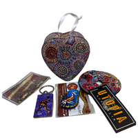 Xmas Heart Message Stone Giftpack - Dreamtime Kullilla-Art