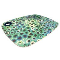 Utopia Aboriginal Art Bamboo Fibre Cheese Board/Platter - Soakage